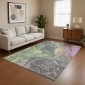 Addison Mayfield Green AMF1782 - 8ft. Round Rug