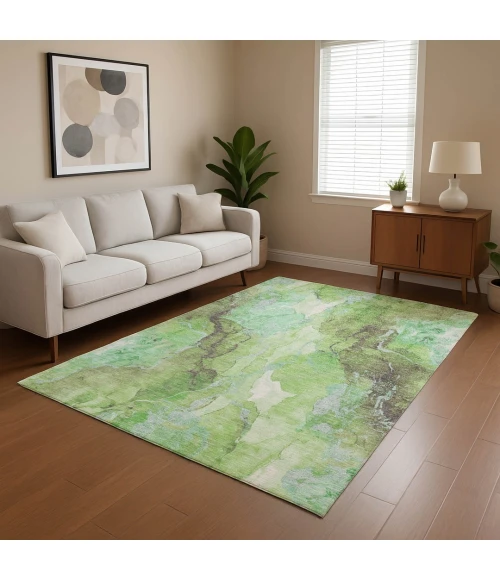 Addison Mayfield Green AMF1785 5ft. x 7ft. 6in. Rect. Rug
