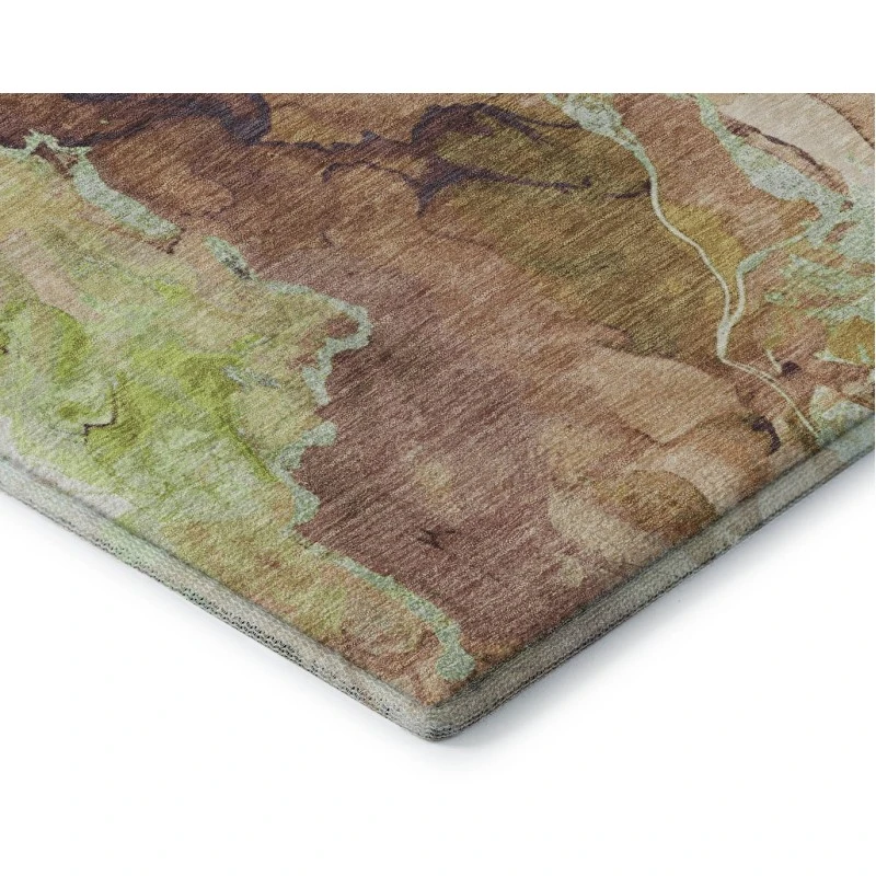 Addison Mayfield Brown AMF1785 - 8ft. Round Rug