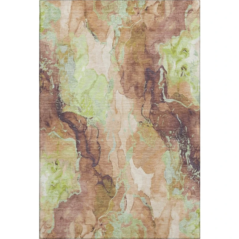 Addison Mayfield Brown AMF1785 - 8ft. Round Rug
