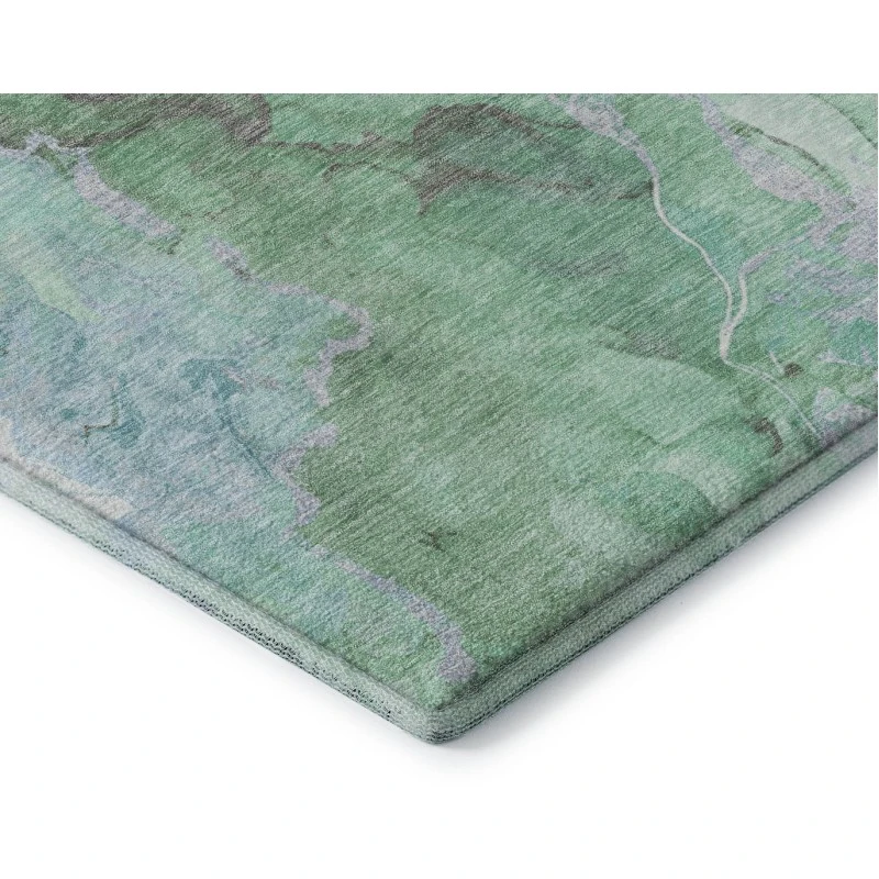 Addison Mayfield Blue AMF1785 - 8ft. Round Rug