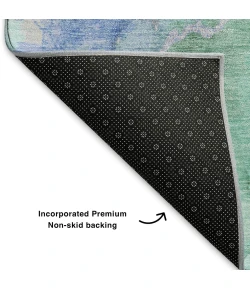 Addison Mayfield Teal AMF1785 5ft. x 7ft. 6in. Rect. Rug