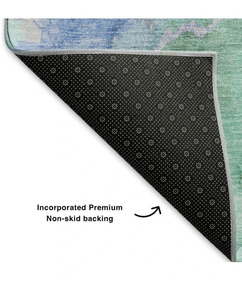 Addison Mayfield Teal AMF1785 5ft. x 7ft. 6in. Rect. Rug