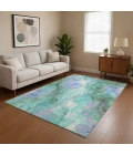 Addison Mayfield Teal AMF1785 5ft. x 7ft. 6in. Rect. Rug