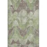 Addison Mayfield Green AMF1786 - 8ft. Round Rug