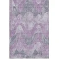 Addison Mayfield Purple AMF1786 - 8ft. Round Rug