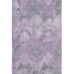 Addison Mayfield Purple AMF1786 - 8ft. Round Rug