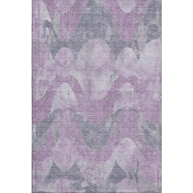 Addison Mayfield Purple AMF1786 - 8ft. Round Rug