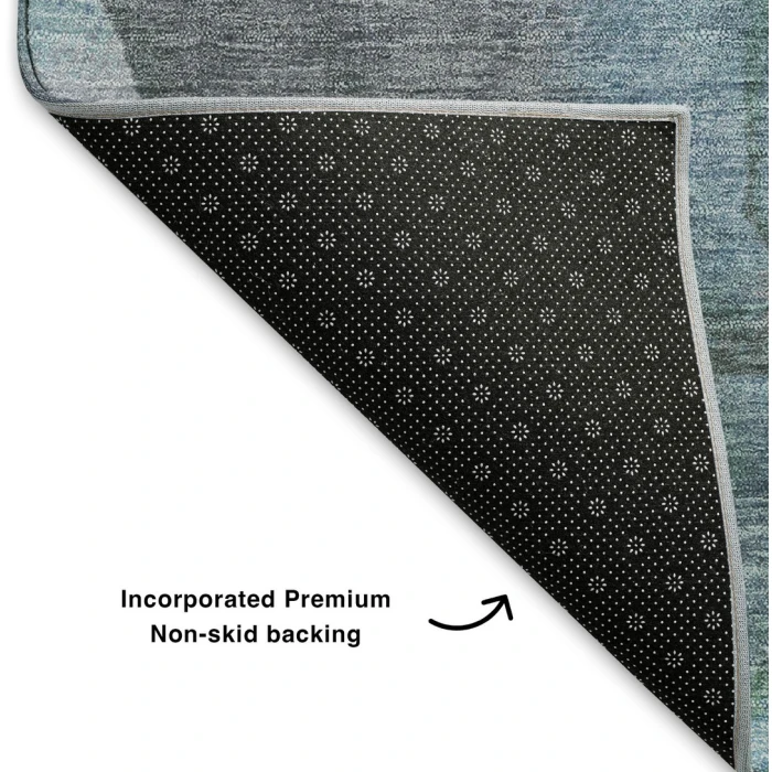 Addison Mayfield Blue AMF1787 - 8ft. Round Rug