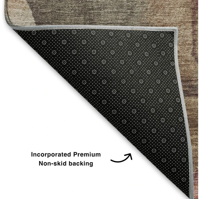Addison Mayfield Brown AMF1787 - 8ft. Round Rug