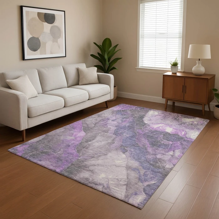 Addison Mayfield Purple AMF1787 2ft. 3in. x 7ft. 6in. Rect. Rug