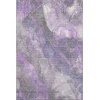 Addison Mayfield Purple AMF1787 - 8ft. Round Rug