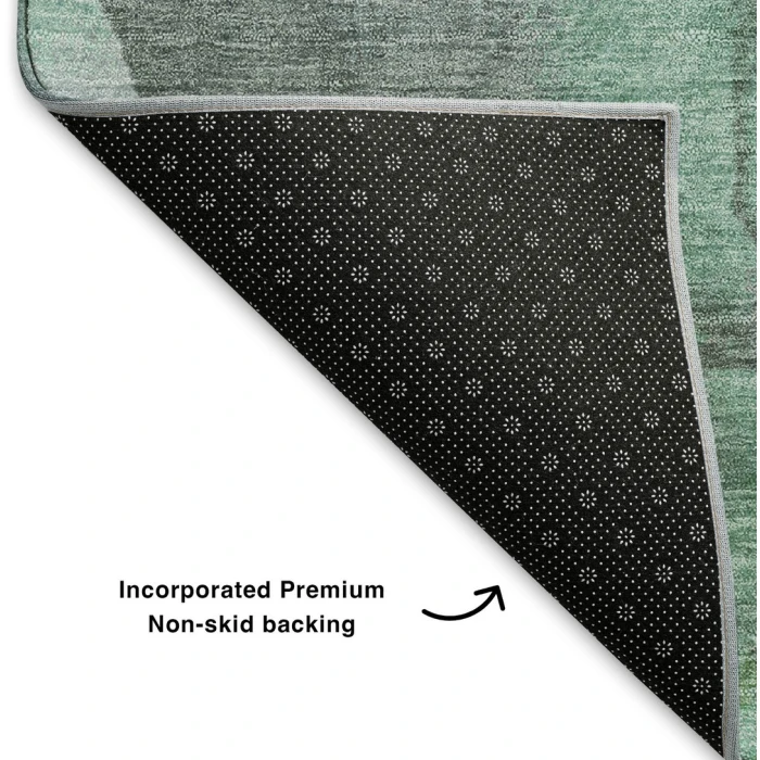 Addison Mayfield Teal AMF1787 - 8ft. Round Rug