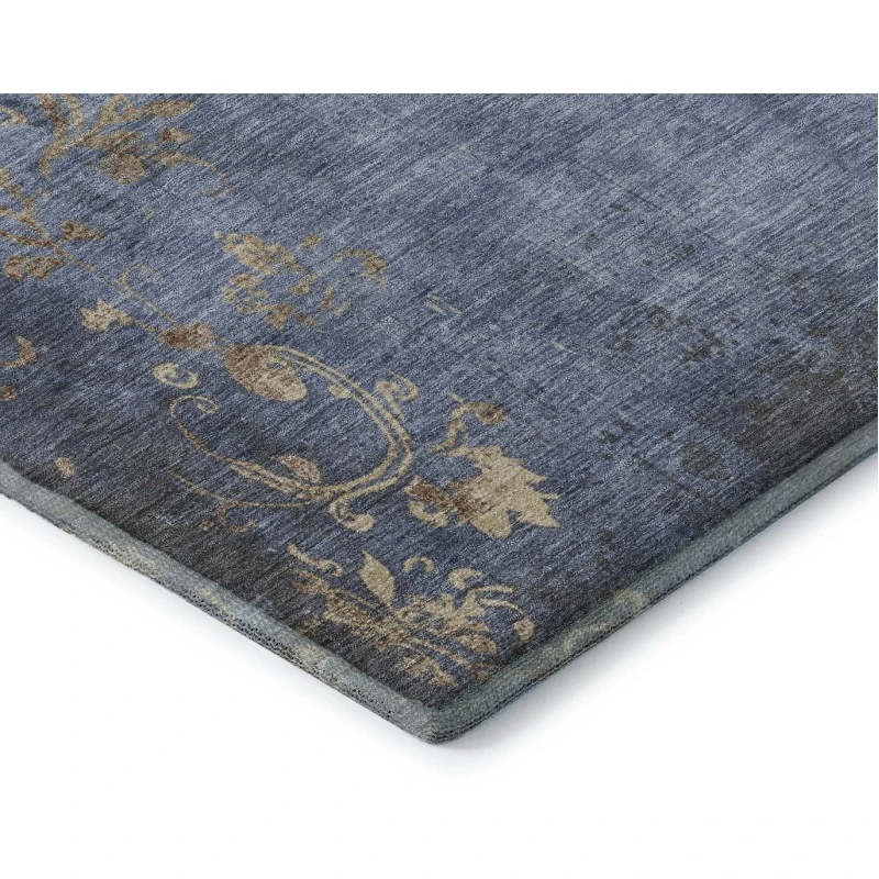 Addison Mayfield Blue AMF1788 - 8ft. Round Rug
