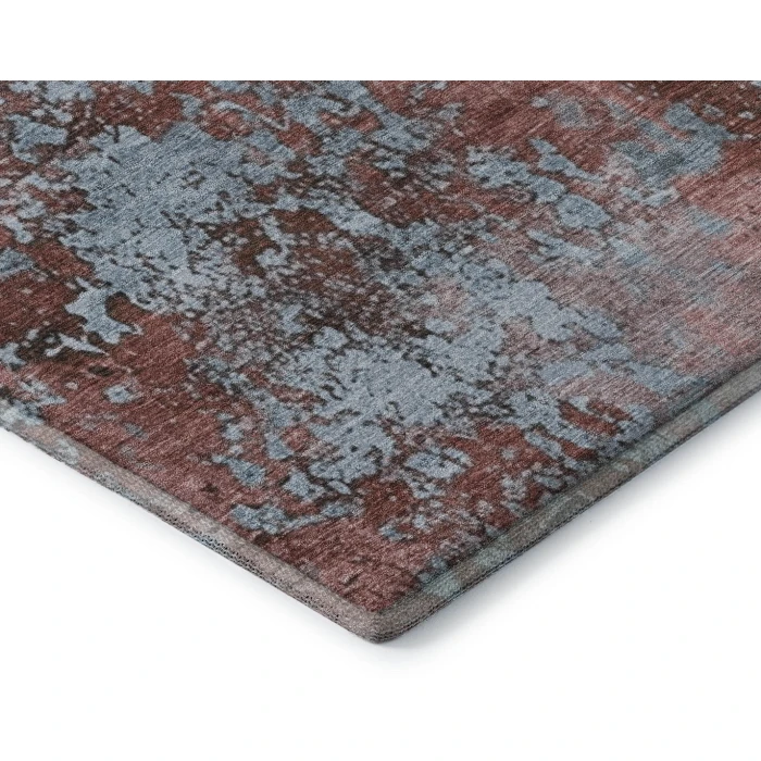 Addison Mayfield Orange AMF1789 - 8ft. Round Rug