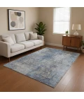 Addison Mayfield Blue AMF1789 - 8ft. Round Rug