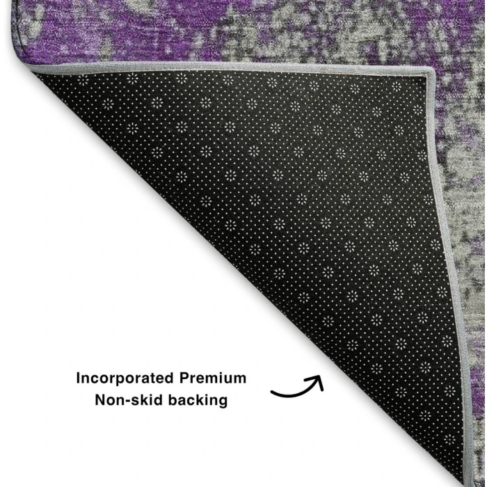 Addison Mayfield Purple AMF1789 2ft. 3in. x 7ft. 6in. Rect. Rug