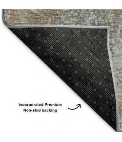 Addison Mayfield Brown AMF1789 - 8ft. Round Rug