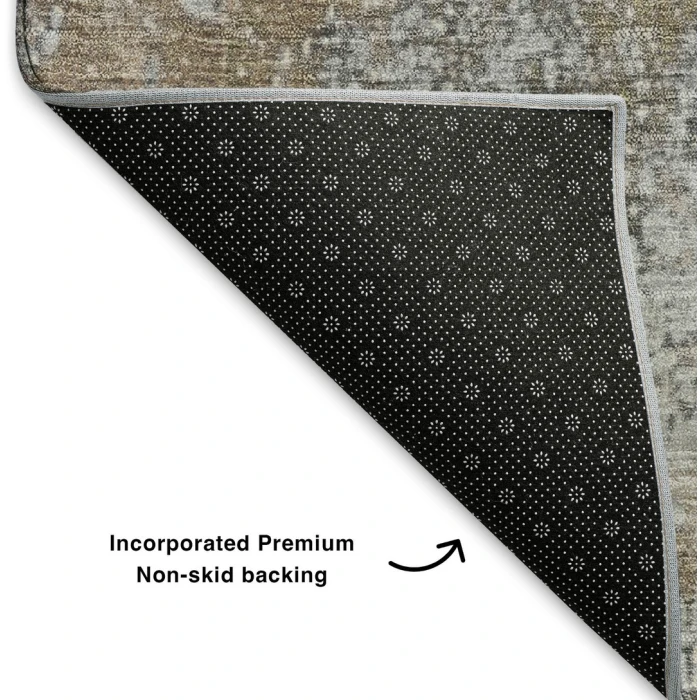 Addison Mayfield Brown AMF1789 - 8ft. Round Rug