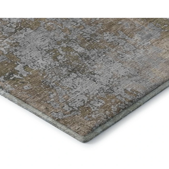 Addison Mayfield Brown AMF1789 - 8ft. Round Rug