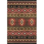 Addison Mayfield Brown AMF178 - 8ft. Round Rug