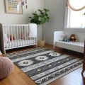 Addison Mayfield Black AMF178 - 8ft. Round Rug