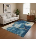 Addison Mayfield Blue AMF1790 2ft. 3in. x 7ft. 6in. Rect. Rug
