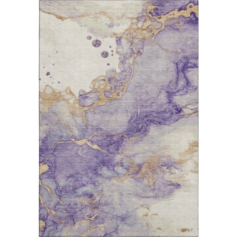 Addison Mayfield Purple AMF1794 - 8ft. Round Rug