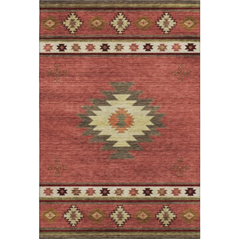 Addison Mayfield Red AMF179 5ft. x 7ft. 6in. Rect. Rug