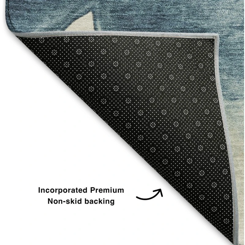 Addison Mayfield Blue AMF1801 - 8ft. Round Rug