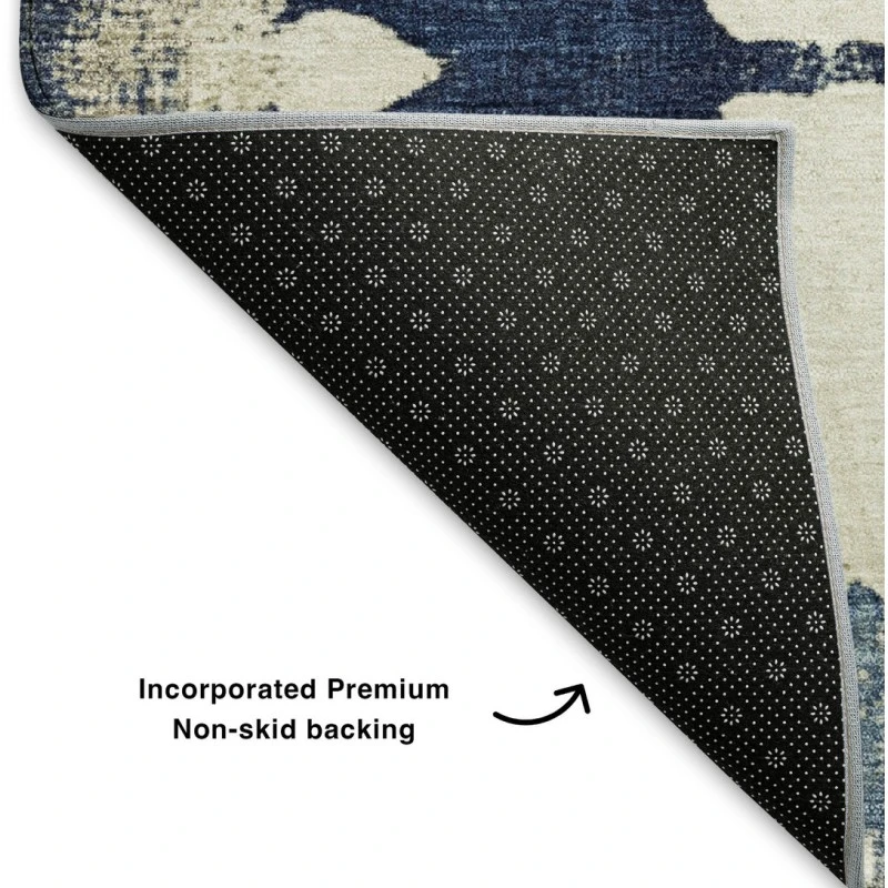 Addison Mayfield Blue AMF1802 - 8ft. Round Rug