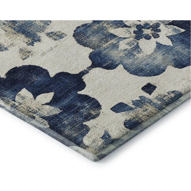 Addison Mayfield Blue AMF1802 - 8ft. Round Rug