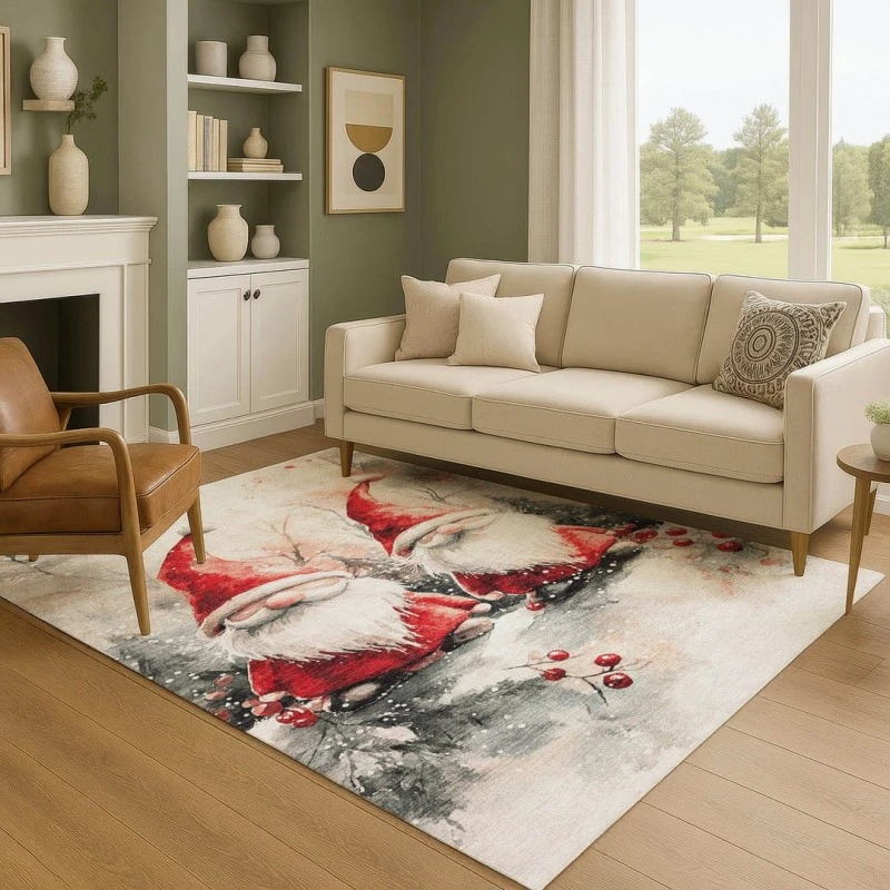 Addison Mayfield Ivory AMF1808 - 8ft. Round Rug