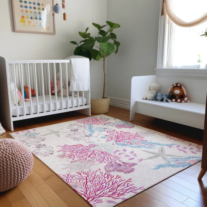 Addison Mayfield Pink AMF180 9ft. x 12ft. Rect. Rug