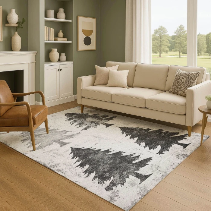 Addison Mayfield Gray AMF1811 9ft. x 12ft. Rect. Rug