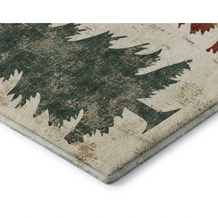 Addison Mayfield Ivory AMF1811 - 8ft. Round Rug