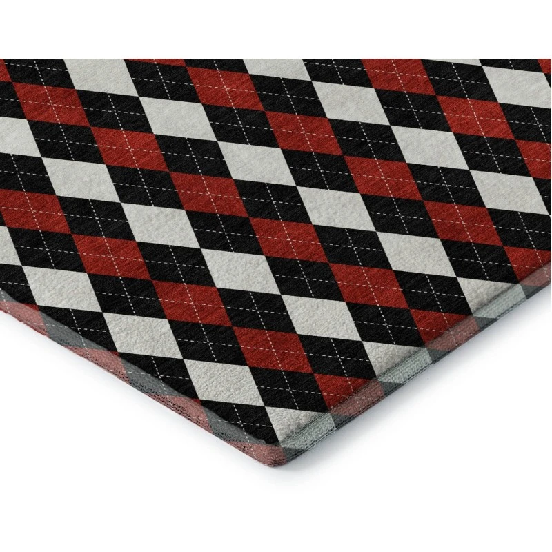 Addison Mayfield Black AMF1812 2ft. 3in. x 7ft. 6in. Rect. Rug