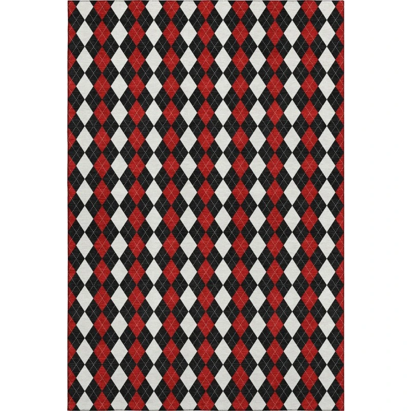 Addison Mayfield Black AMF1812 2ft. 3in. x 7ft. 6in. Rect. Rug