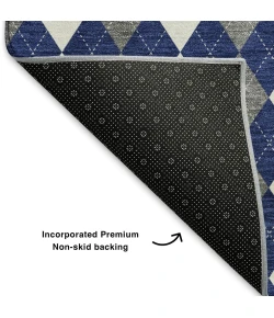 Addison Mayfield Blue AMF1812 2ft. 3in. x 7ft. 6in. Rect. Rug