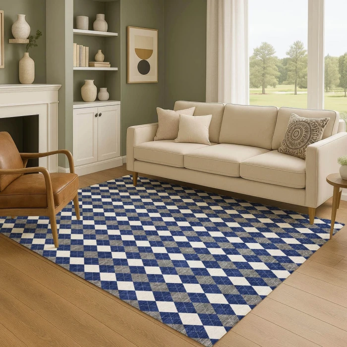 Addison Mayfield Blue AMF1812 2ft. 3in. x 7ft. 6in. Rect. Rug