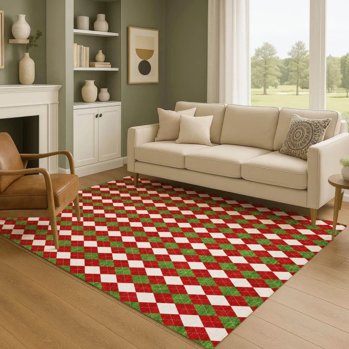 Addison Mayfield Red AMF1812 2ft. 3in. x 7ft. 6in. Rect. Rug