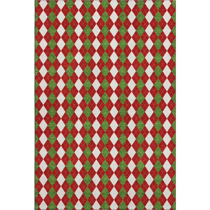 Addison Mayfield Red AMF1812 2ft. 3in. x 7ft. 6in. Rect. Rug