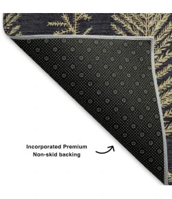 Addison Mayfield Black AMF1813 - 8ft. Round Rug