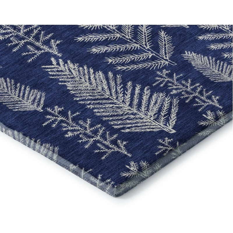 Addison Mayfield Blue AMF1813 - 8ft. Round Rug