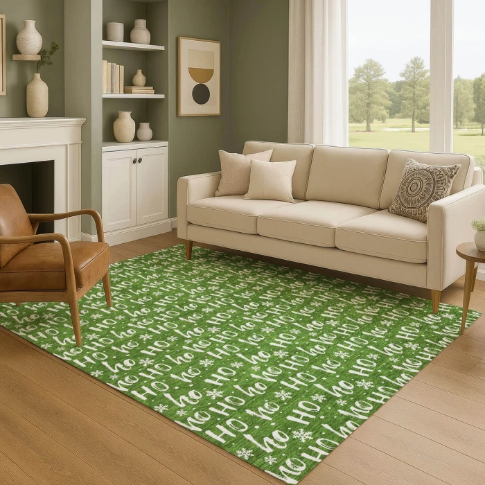 Addison Mayfield Green AMF1814 5ft. x 7ft. 6in. Rect. Rug