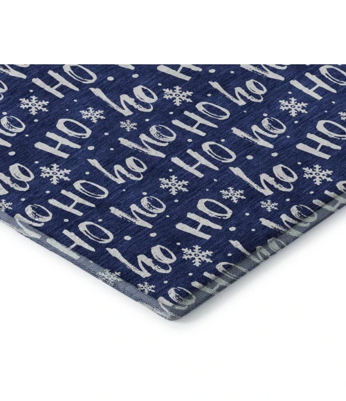 Addison Mayfield Blue AMF1814 - 8ft. Round Rug