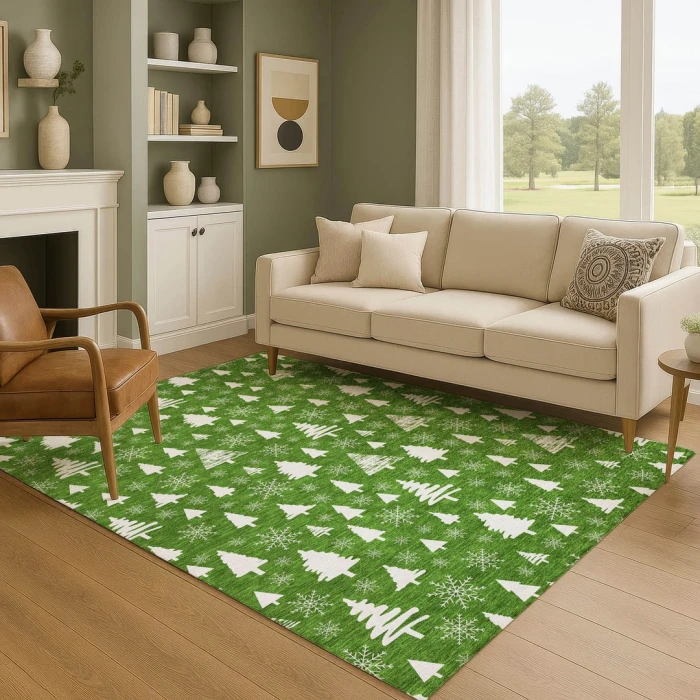 Addison Mayfield Green AMF1815 5ft. x 7ft. 6in. Rect. Rug