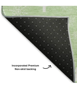Addison Mayfield Green AMF1815 - 8ft. Round Rug