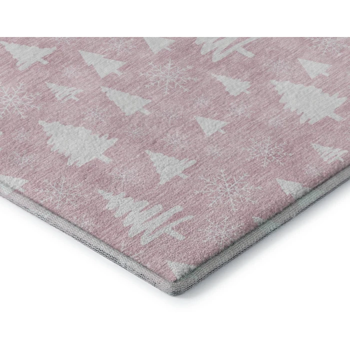 Addison Mayfield Pink AMF1815 - 8ft. Round Rug