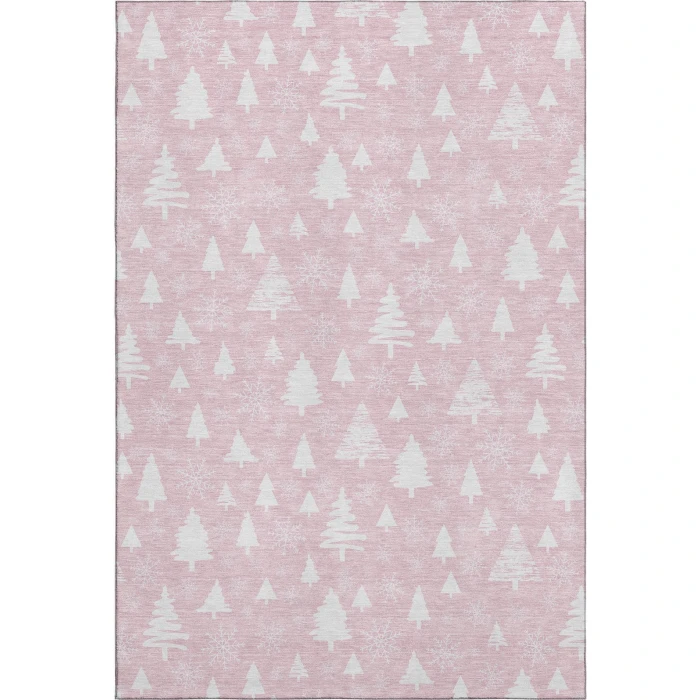 Addison Mayfield Pink AMF1815 - 8ft. Round Rug